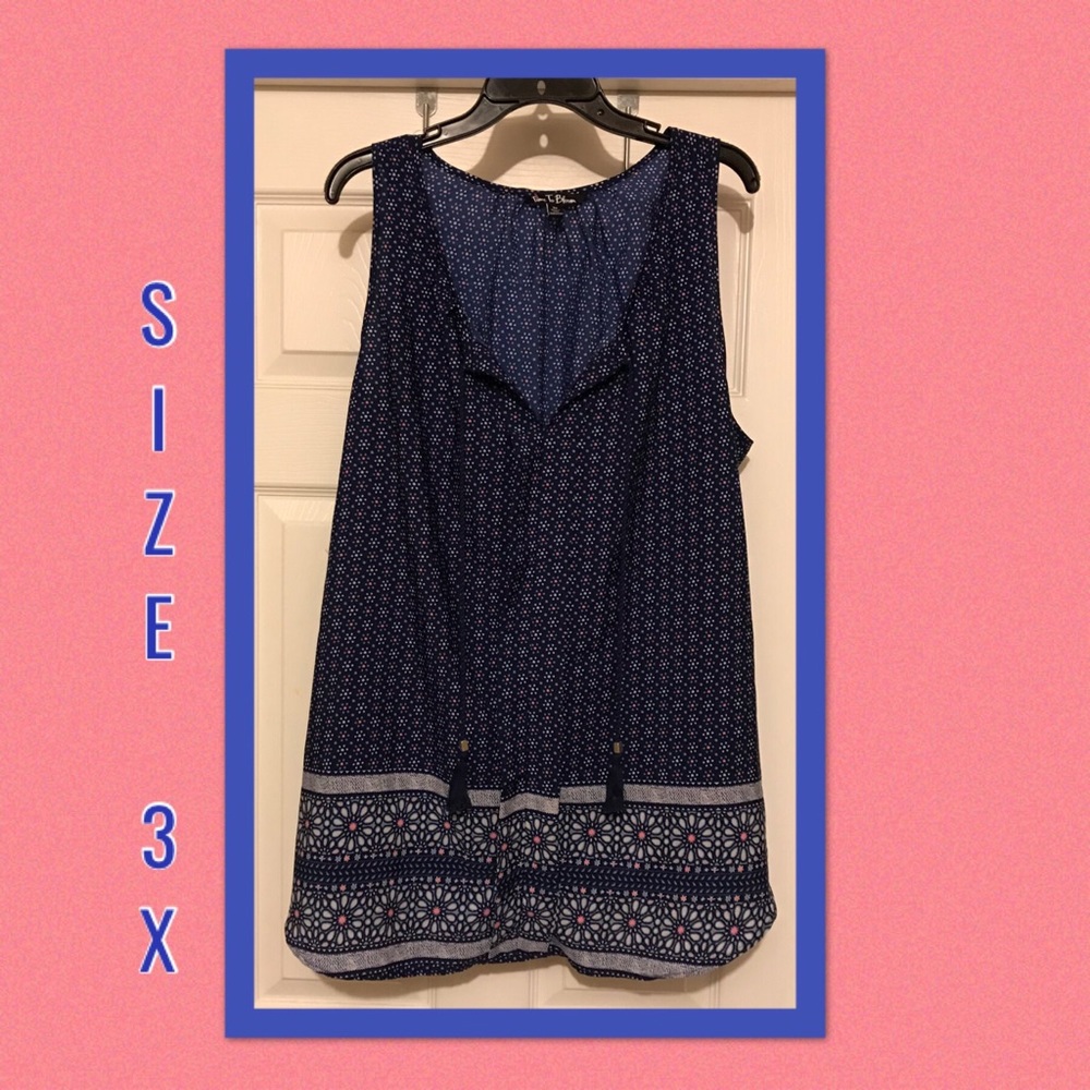 3X Sleeveless shirt